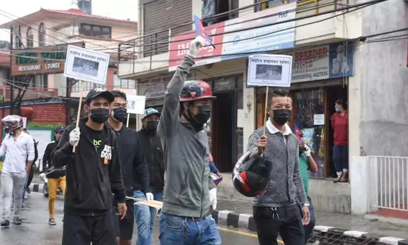 Nepal protest