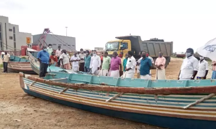 fishermen protested