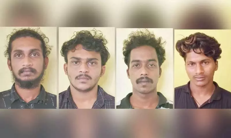 പതിമൂന്നുകാരിയെ പീഡിപ്പിച്ച സംഭവം: നാലംഗ സംഘം അറസ്​റ്റിൽ