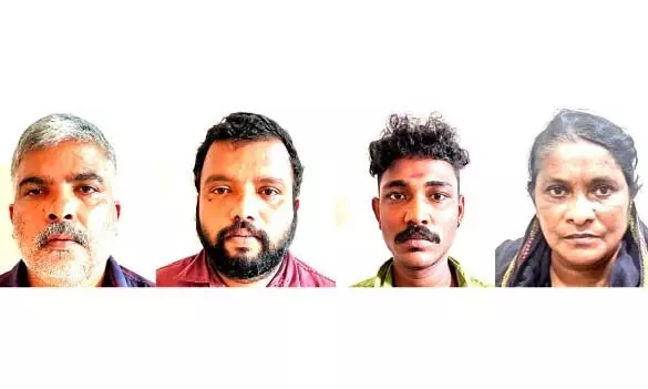 കൊല്ലം സ്വദേശിയുടെ മരണം ക്വട്ടേഷന്‍ കൊലപാതകം; നാലുപേര്‍ അറസ്​റ്റില്‍