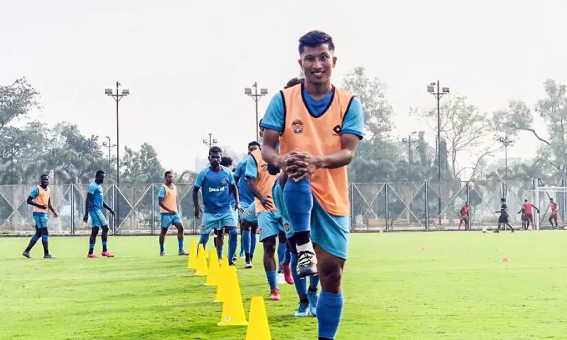 gokulam kerala players practicing