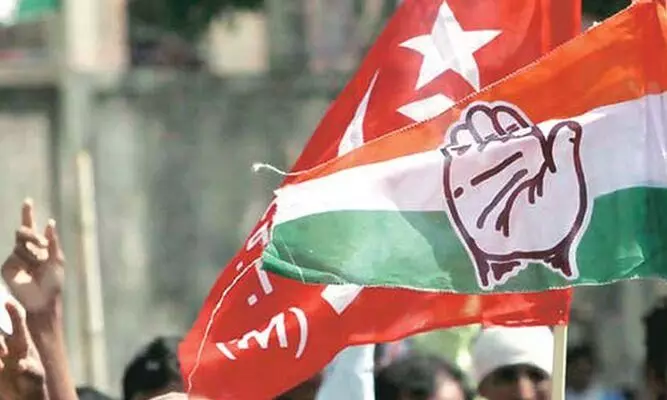 Conflict between Congress-CPM activists; Lathicharge