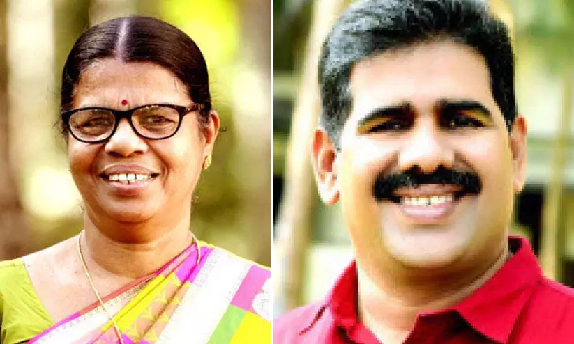 നീ​േലശ്വരം നഗരസഭ: ടി.വി.ശാന്ത ചെ​യ​ർ​പേ​ഴ്​​സ​ൻ; പി.പി. മുഹമ്മദ് റാഫി വൈസ് ചെയർമാൻ