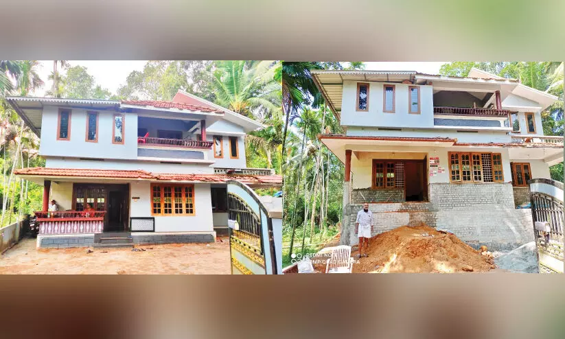 പ്രളയം ഇനി ഈ പടി തൊടില്ല, ഇ​രു​നി​ല വീ​ട് ഉ​യ​ർ​ത്തി​യ​ത് ര​ണ്ടു​മീ​റ്റ​റോ​ളം