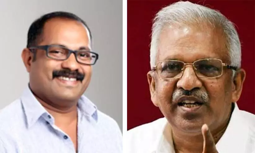 km shaji and p jayarajan