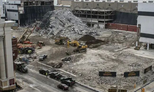 Trump hotel demolished in New Jersey;  Video goes viral |  Former Trump Plaza Hotel and Casino Demolished In Atlantic City