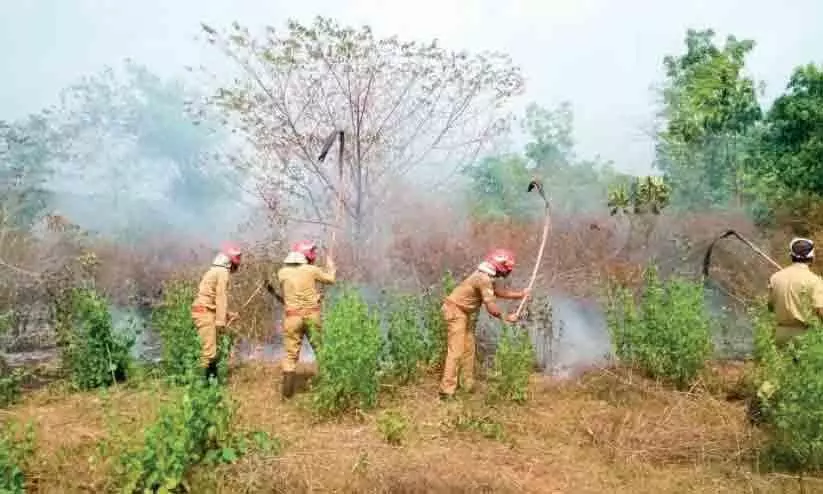 Big fire in Munda Estate