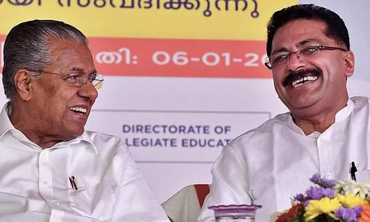 kt jaleel and pinarayi vijayan