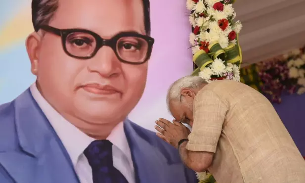 modi and ambedkar