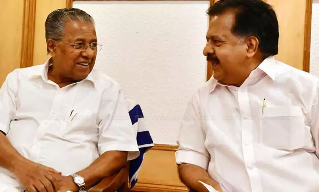 pinarayi vijayan and ramesh chennithala