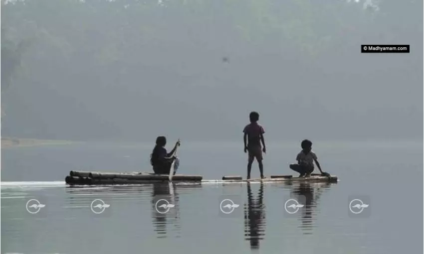 bamboo raft