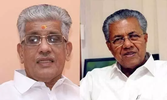 g sukumaran nair and pinarayi vijayan