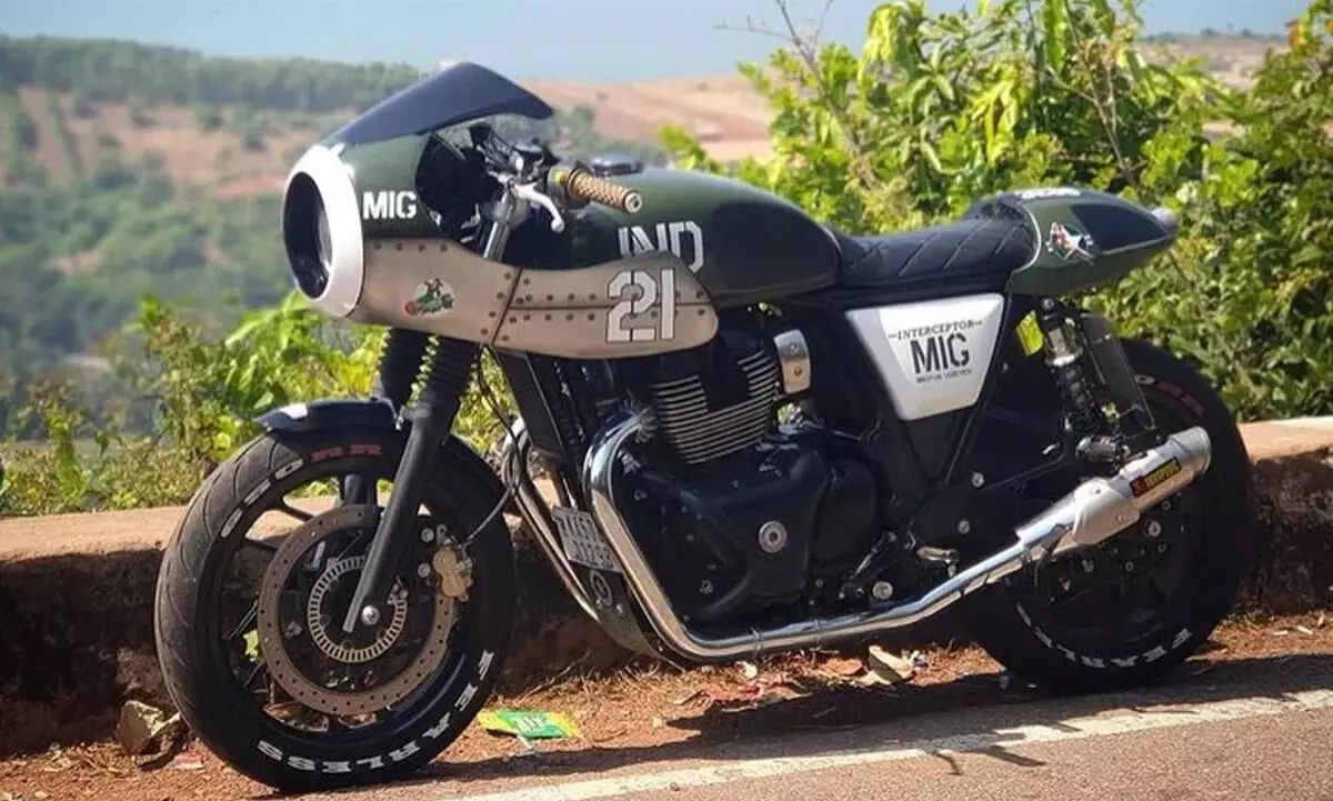 Royal Enfield Interceptor 650 Modified with