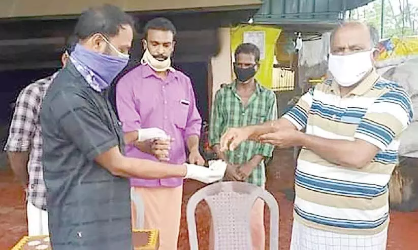 The gold ornaments recovered from the ashes in the cemetery were returned