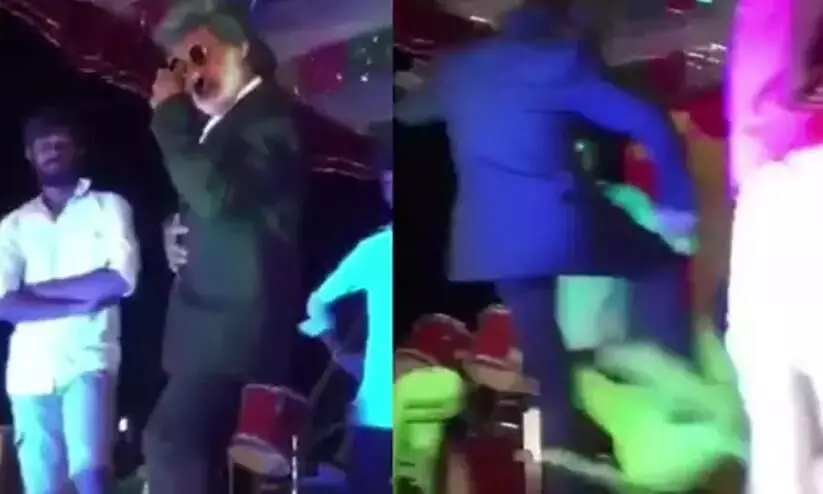 Rajinikanth look alike tries to pull off stunt, fails miserably