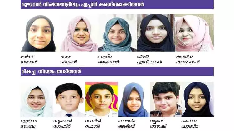 ജുബൈല്‍ അല്‍മനാര്‍ മദ്റസക്ക് നൂറുമേനി