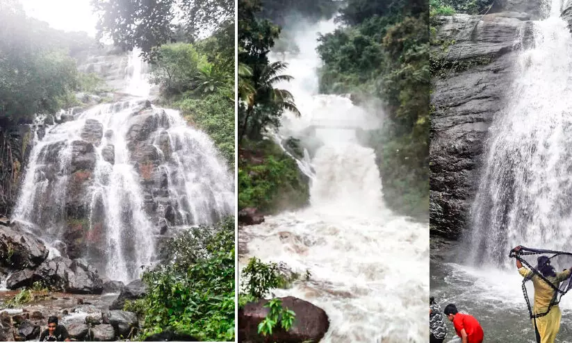 കാഴ്​ച വിസ്​മയമൊരുക്കി വെംബ്ലി വെള്ളച്ചാട്ടങ്ങൾ