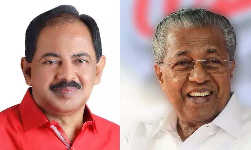 gr anil and pinarayi vijayan