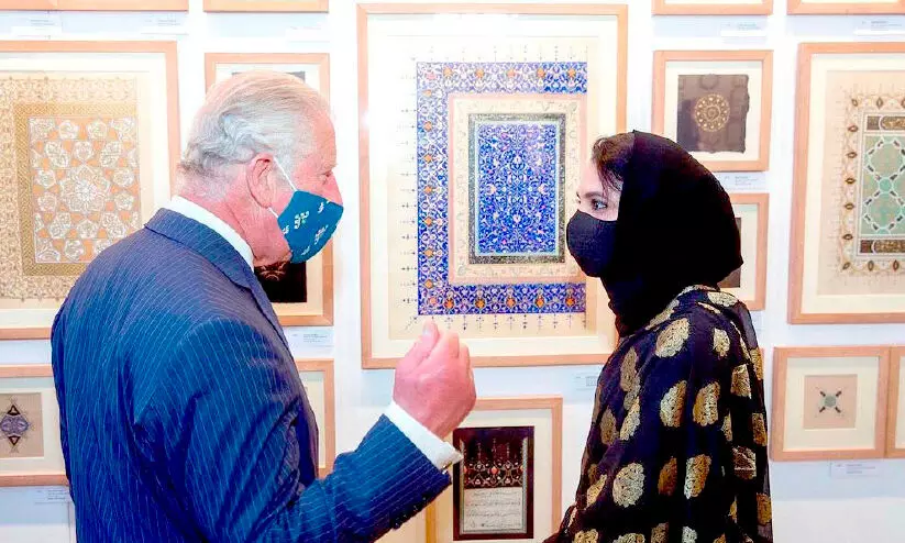 Malayali girl with Prince Charles; Shadiyya is star in traditional Islamic painting