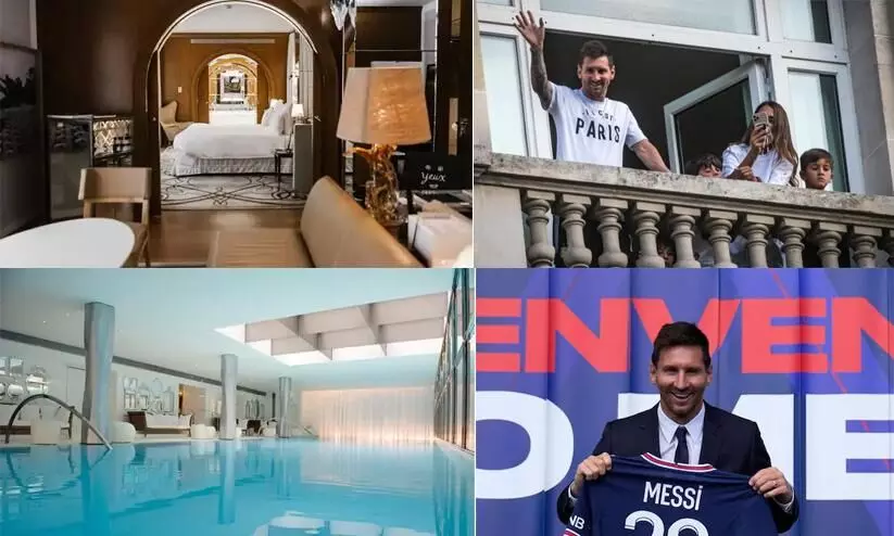 Lionel Messi staying in Rs 17.5 lakhs per night hotel in Paris Pics Viral