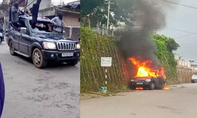 Shillong violence Petrol bombs hurled at Meghalaya CM Sangmas private residence