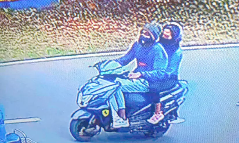 scooter theft cctv