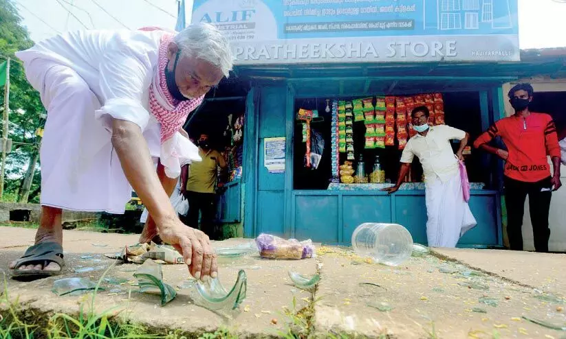 സിഗരറ്റ്​ നൽകാത്തതിന്​ സ്​റ്റേഷനറി കടയിൽ മദ്യപ​െൻറ അതിക്രമം