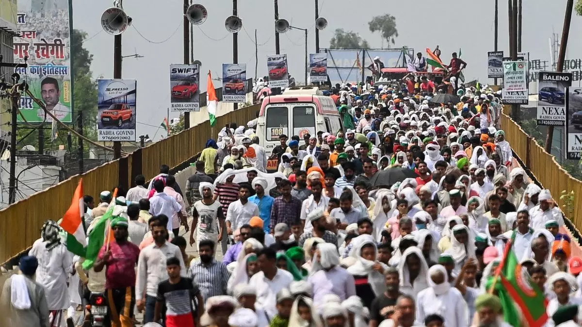 farmers protest