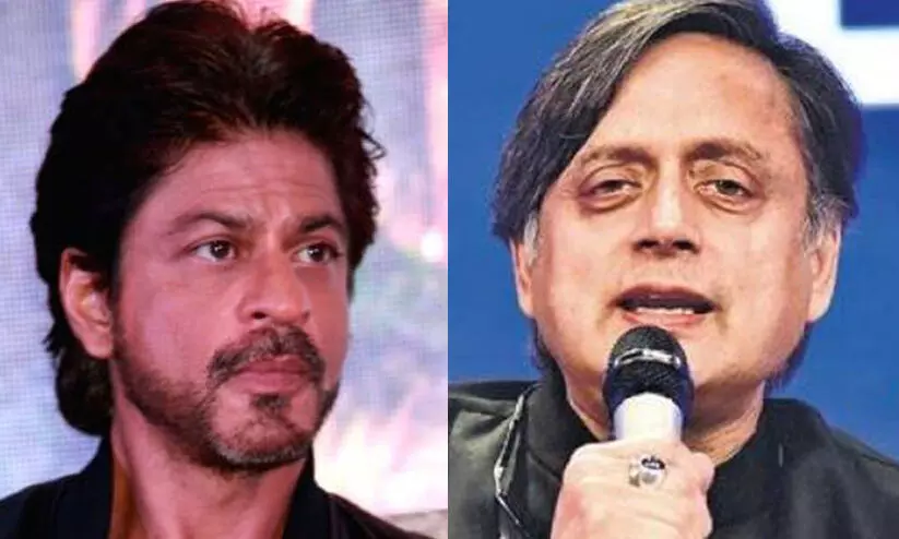 shashi tharoor, shah rukh khan