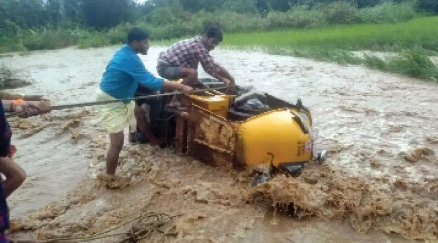 മഴ: താഴ്ന്നപ്രദേശങ്ങളിൽ വെള്ളം കയറി