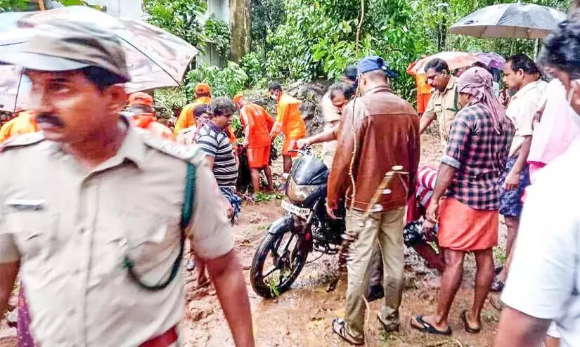 എയ്ഞ്ചൽവാലിയിലെ ഉരുൾപൊട്ടൽ; വീടും കൃഷിയിടങ്ങളും വെള്ളത്തിലായി