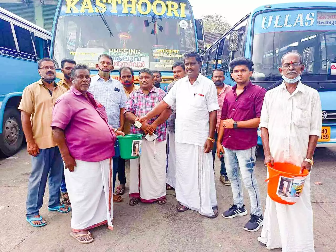 ചികിത്സ ഫണ്ട് ശേഖരണത്തിന് ബസ് ജീവനക്കാര്‍