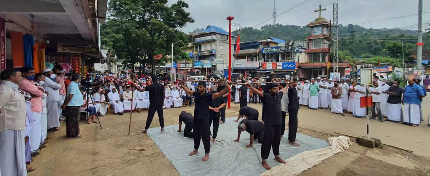 മലബാര്‍സമര അനുസ്മരണ യാത്രക്ക്​ സ്വീകരണം നല്‍കി