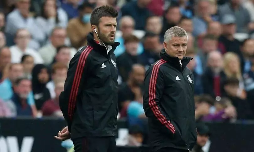 Ole Gunnar Solskjaer and Michael Carrick