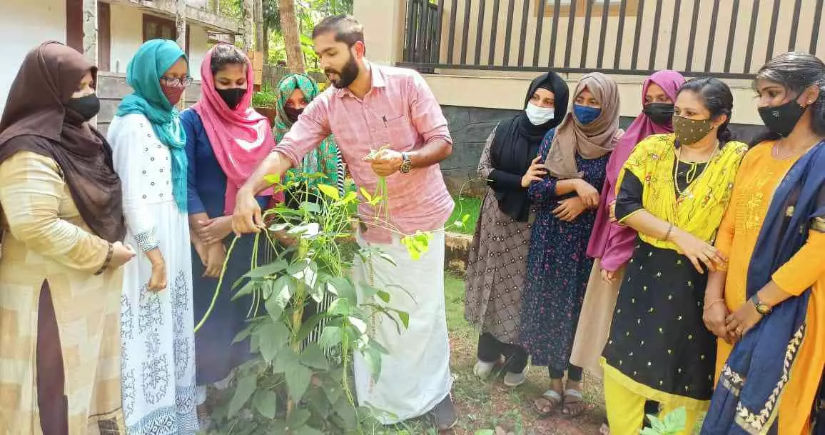 വിദ്യാർഥികൾ ഒരുക്കിയ കൃഷി വിളവെടുത്തു