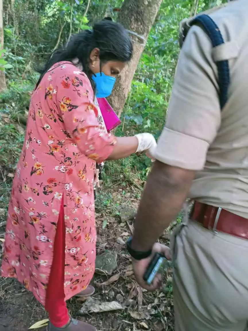 മഠവൂർപ്പാറ ഗുഹാക്ഷേത്രത്തിന് സമീപം അസ്ഥികൂടം കണ്ടെത്തി