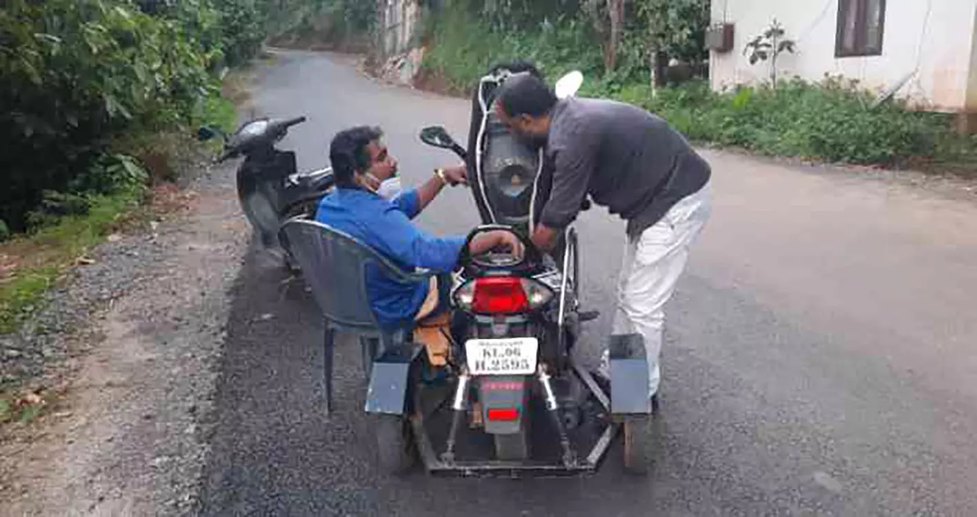 മുച്ച​​ക്ര വാഹനങ്ങൾ പണിമുടക്കുന്നു;  ഉപജീവനം മുട്ടി ഭിന്നശേഷിക്കാർ