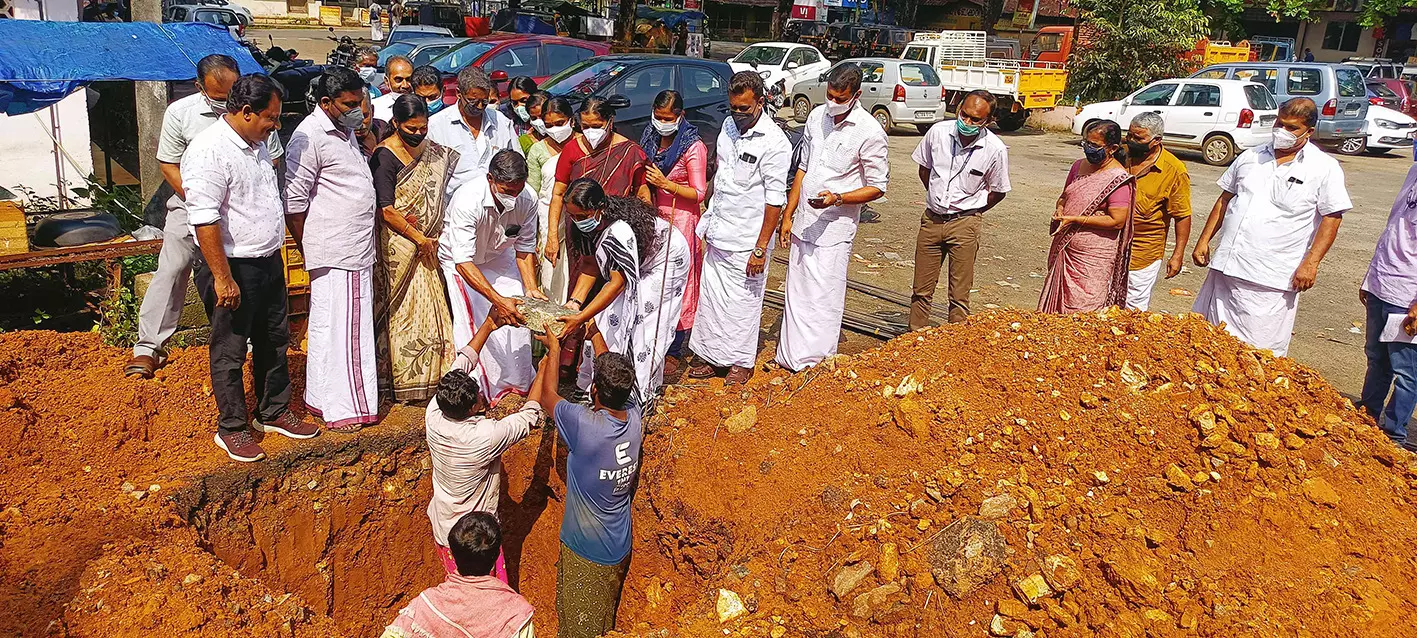 മുട്ടത്ത് മത്സ്യ മാർക്കറ്റ് നിർമാണം ആരംഭിച്ചു