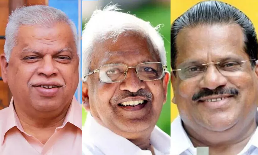 MV Jayarajan, P Jayarajan, EP Jayarajan