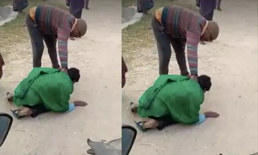 Dalit Man In Bihar Made To Do Sit Ups Lick Spit one arrested