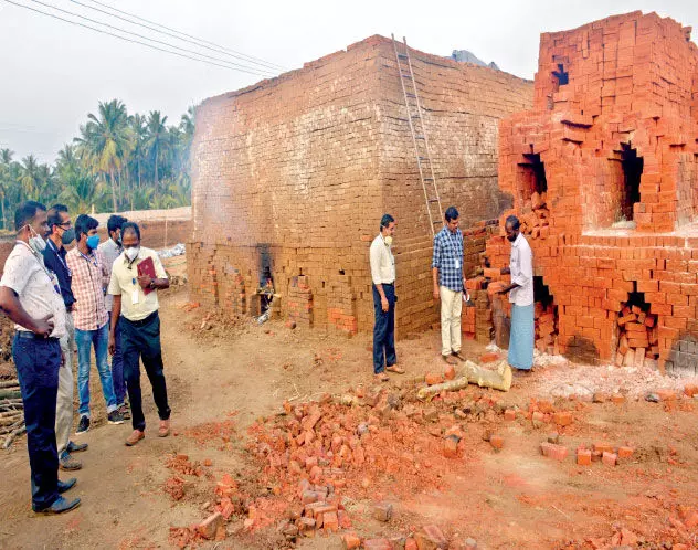 Illegal brick kilns and soil mining centers are active