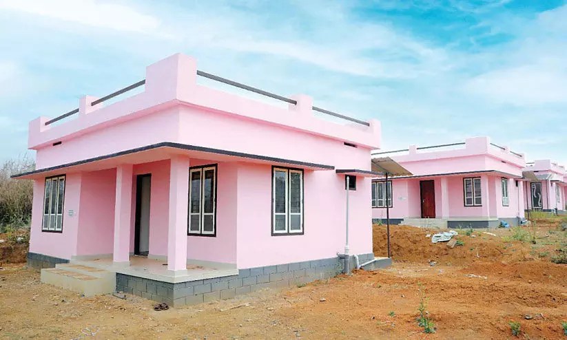 110 houses are being prepared for tribal