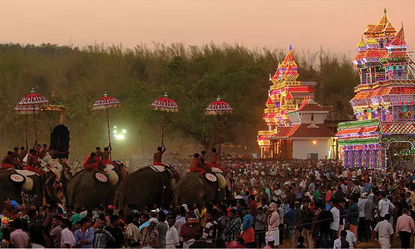 ഉ​ത്രാ​ളി​ക്കാ​വ് പൂ​രം ഒ​രു കോ​ടി​ക്ക്​ ഇ​ൻ​ഷൂ​ർ ചെ​യ്തു