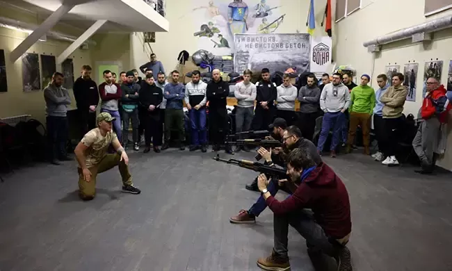 ukraine gun practice