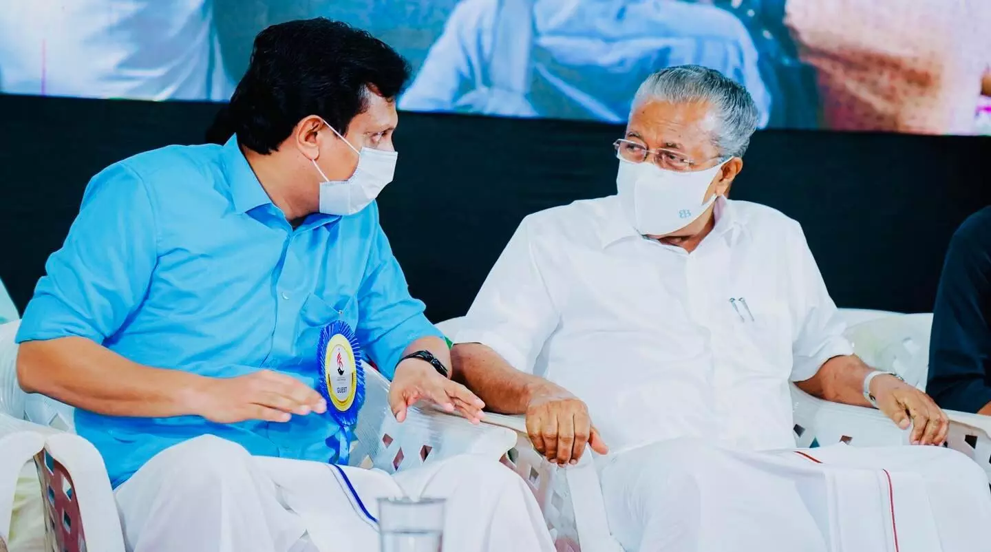 Riyas and pinarayi