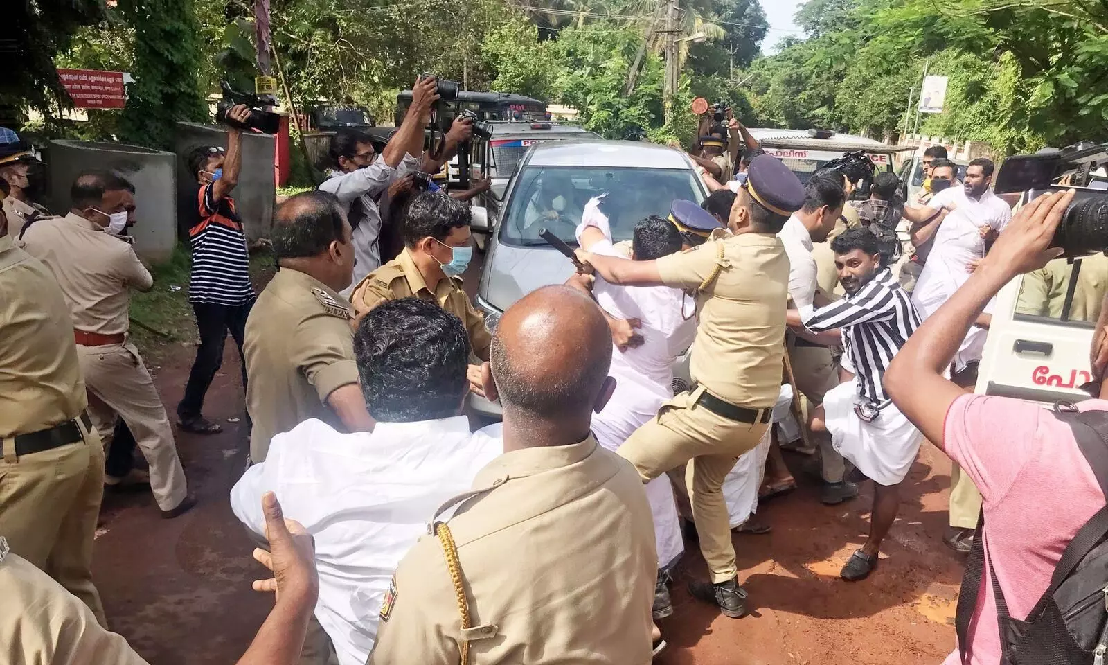 youth congress protest