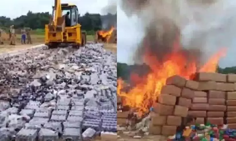 Drugs worth 100 crores destroyed on July 30