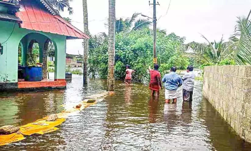 18 വീടുകള്‍ക്ക് ഭാഗിക നാശനഷ്ടം; 232 പേർ ദുരിതാശ്വാസ ക്യാമ്പിൽ