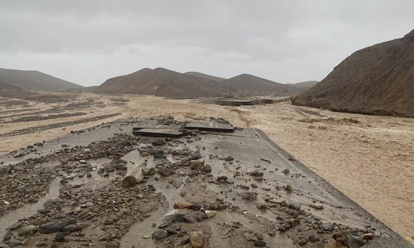 ‘Death Rain’ in Death Valley;  Tourists are surprised by the horror scenes  ‘Death rain’ in Death Valley