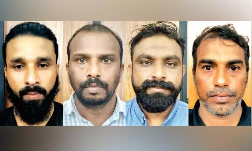 മർദിച്ച് കവർച്ച: നാലു പ്രതികൾ അറസ്റ്റിൽ